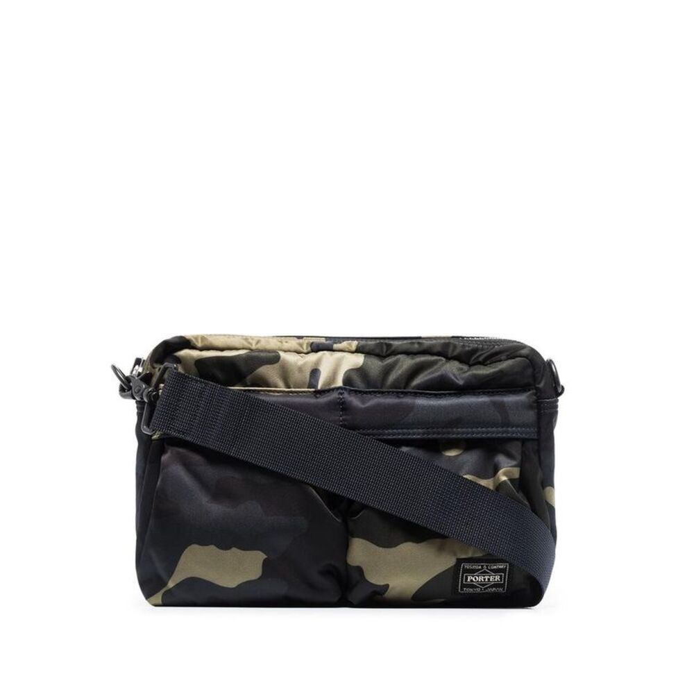 PORTER Camouflage Crossbody Bag Men BROWN
